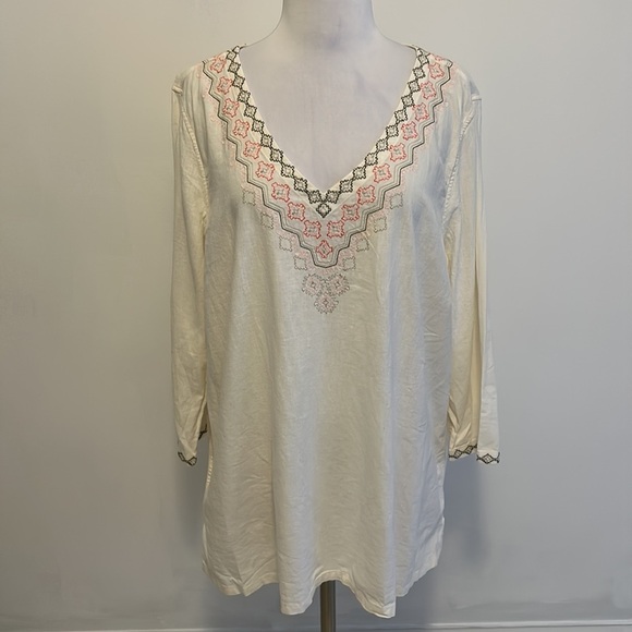 Eddie Bauer Vista Point Embroidered Tunic - Picture 2 of 10